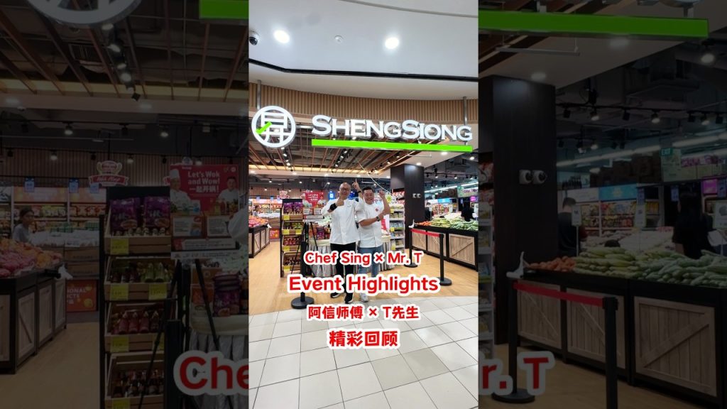 A recap at our live cooking event at Sheng Siong @ Rivervale Mall!